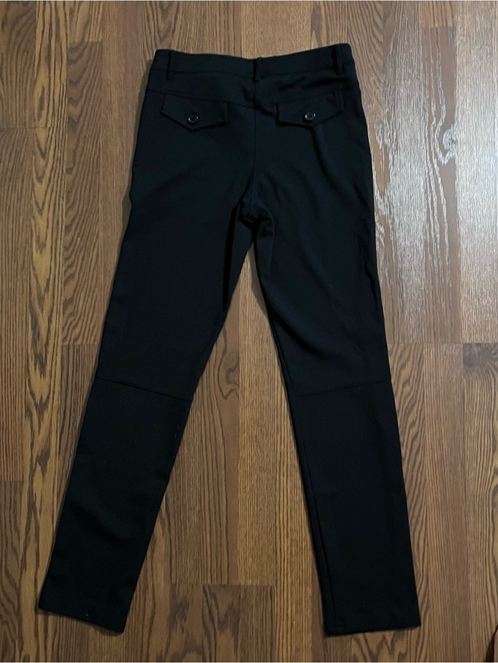 Women's Black Skinny Ponte Pants - Stretch Fit Size 6